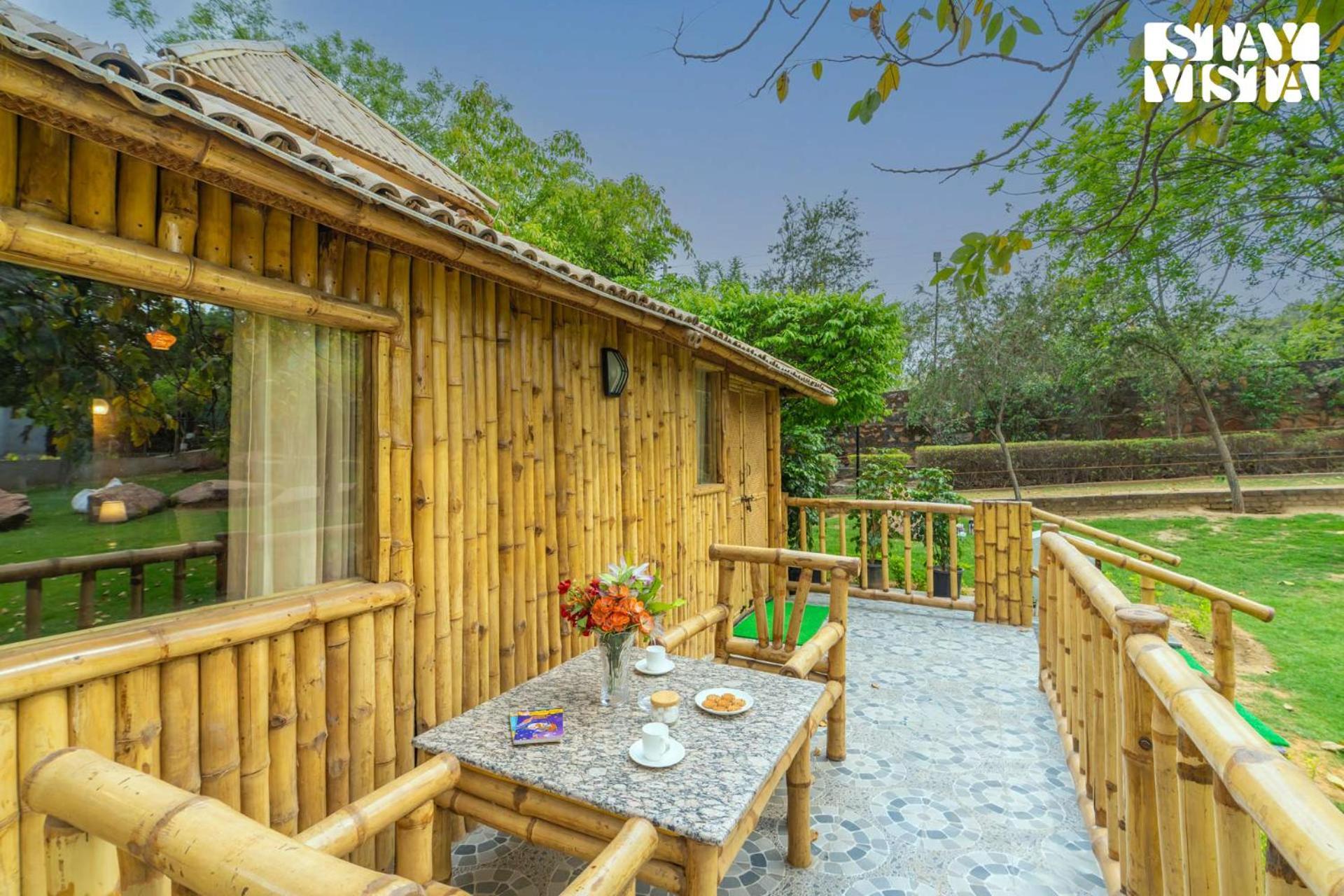 Stayvista At Maple Farms With Pool, Bbq & Bonfire Sohna Extérieur photo