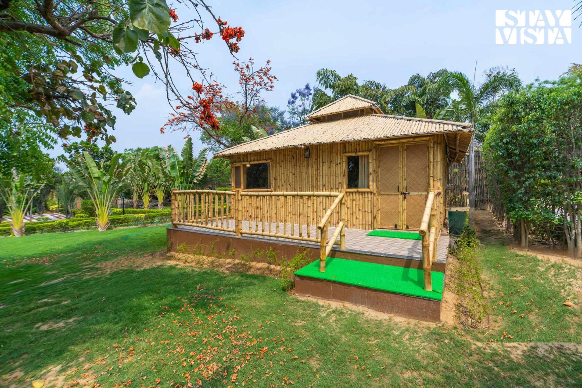 Stayvista At Maple Farms With Pool, Bbq & Bonfire Sohna Extérieur photo