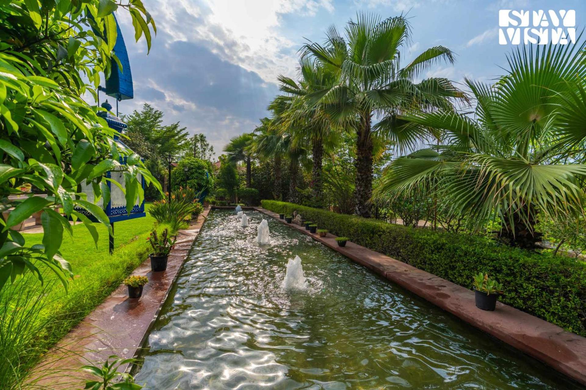Stayvista At Maple Farms With Pool, Bbq & Bonfire Sohna Extérieur photo